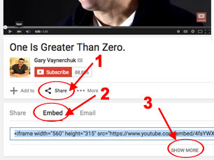 how to embed video