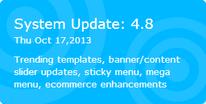 Sitebuilder System Update 4.8